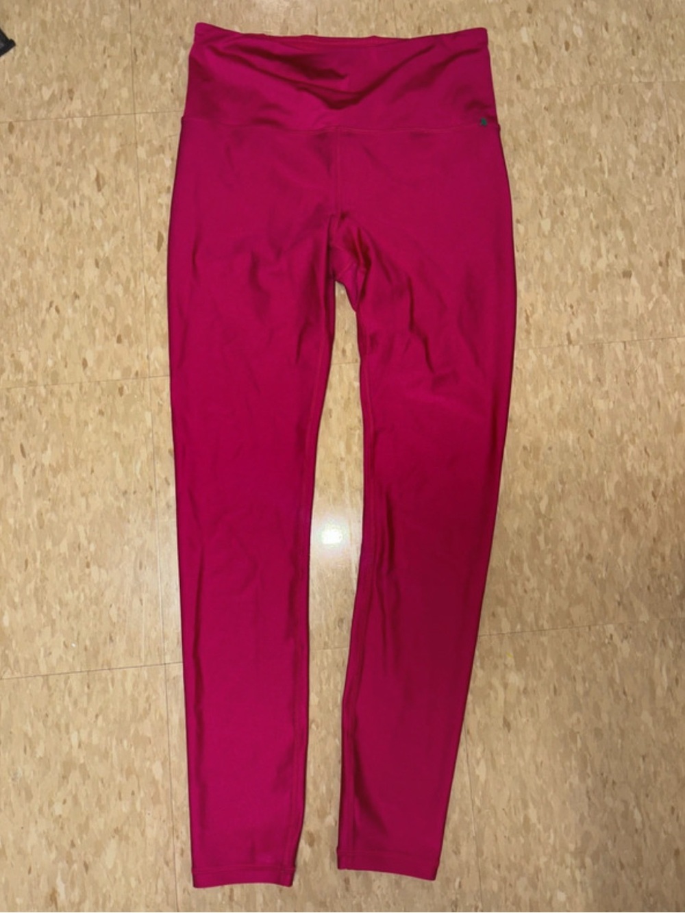 Athleta High-Rise Shiny Fuchsia Women’s Performance Leggings Size Medium
